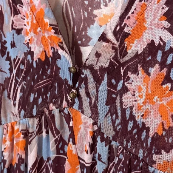 Free people Beach Babe Bell Sleeve Tunic Women’s XS Boho Hippie - Picture 4 of 8